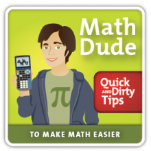 Math Dude podcast logo