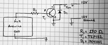 Electrical schematic of the project.