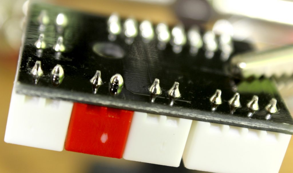 Picture of a bad solder joint.
