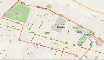 Map of my run