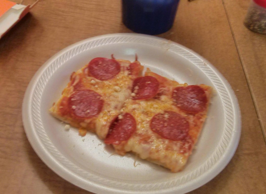 Picture of a slice of pizza